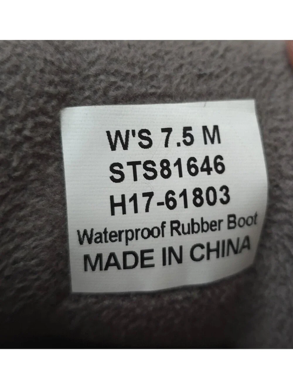 Women's Sperry Saltwater Pop Outsole Waterproof Rubber Duck Boots, Size 7.5